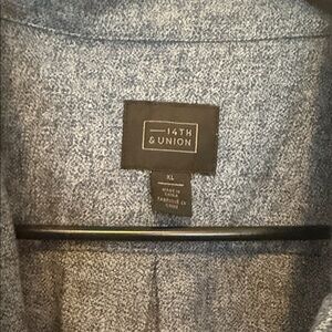 14th & Union Textured Gray Outerwear